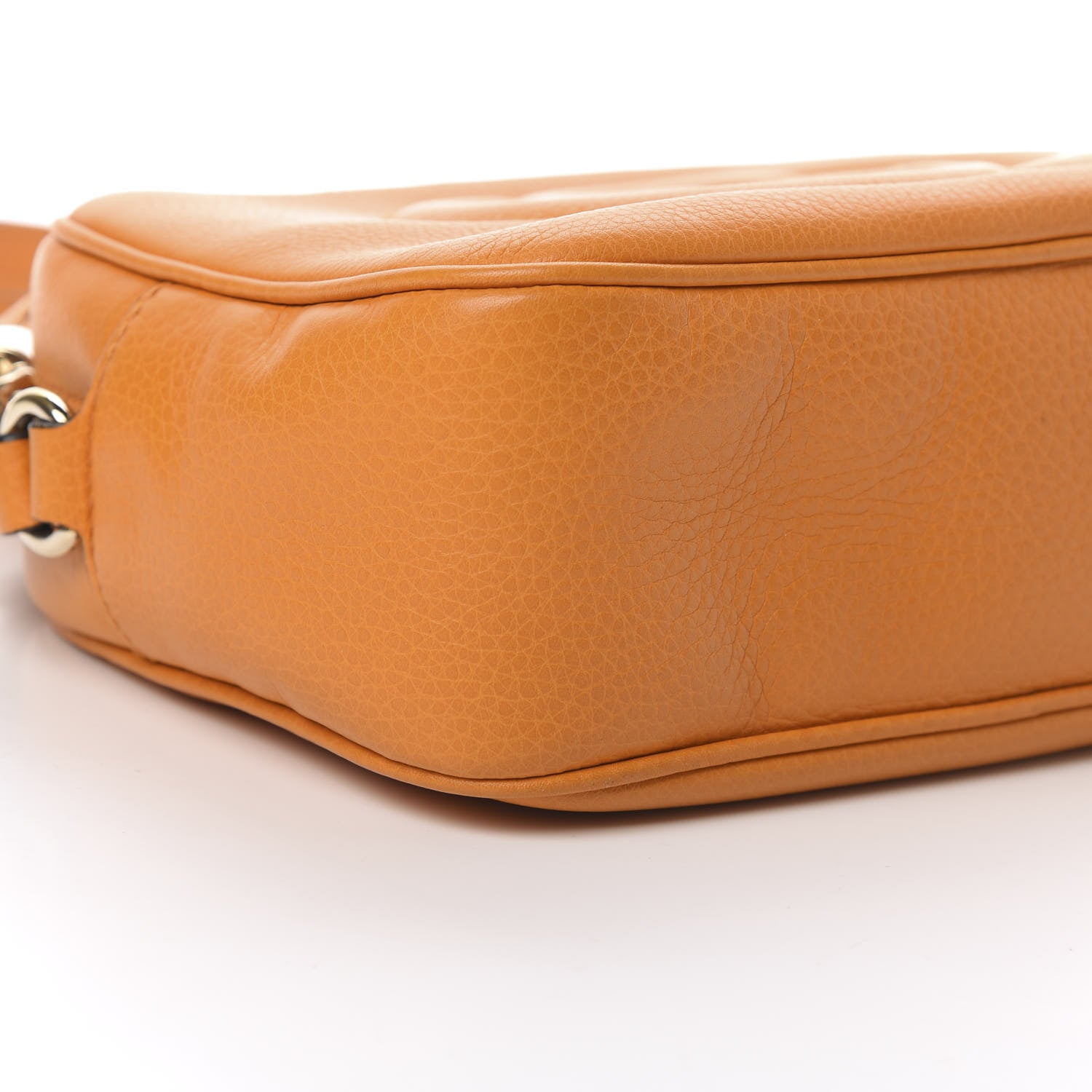 Gucci Pebbled Calfskin Small Soho Disco Bag Curcuma 9 of 10
