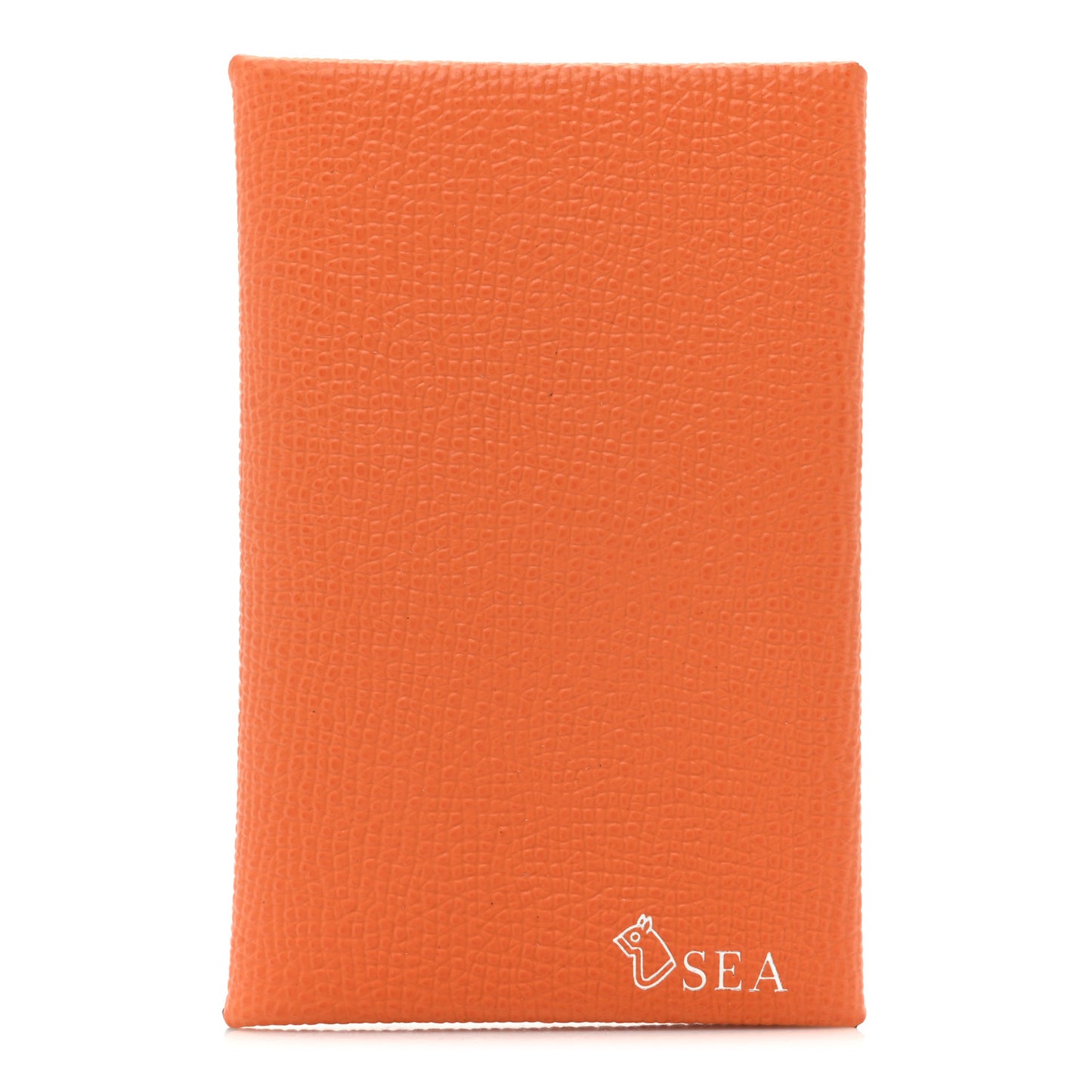 Epsom Horseshoe Verso Calvi Card Case Orange Vert Vertigo