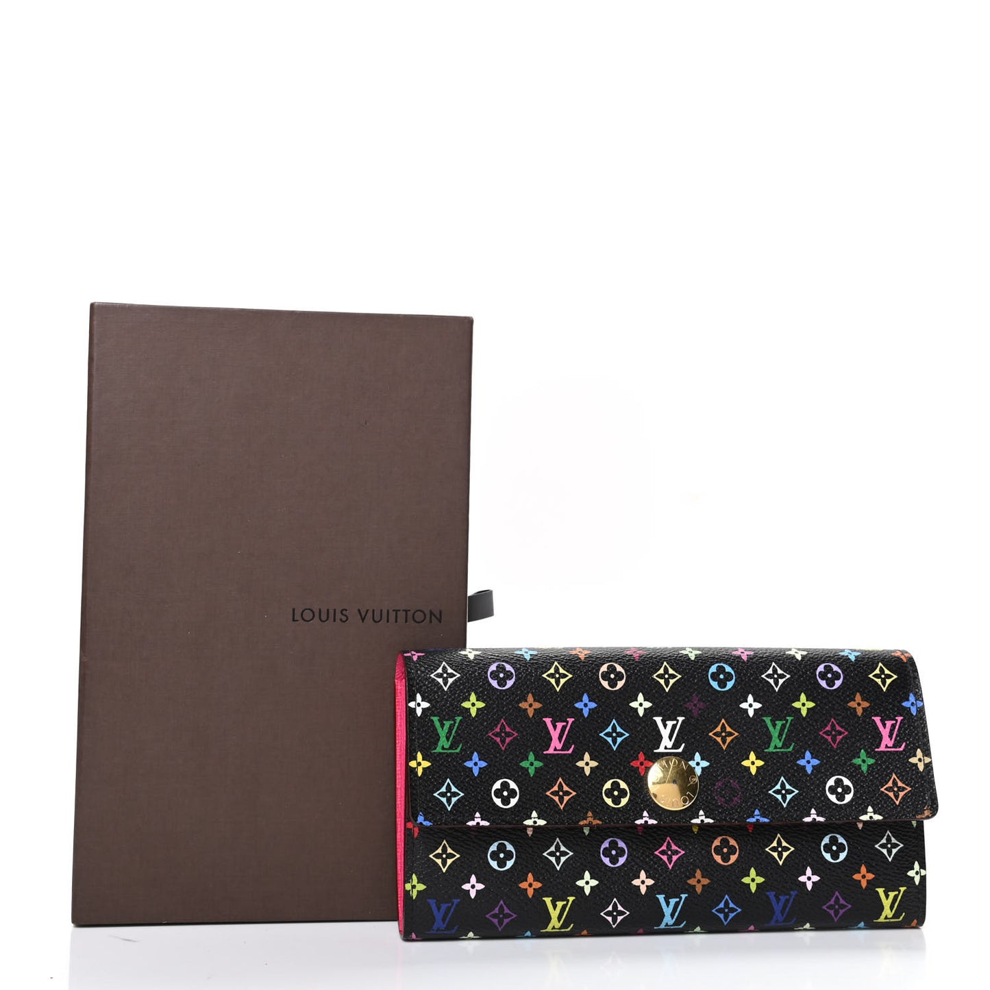 Monogram Multicolor Sarah Wallet Black Grenade