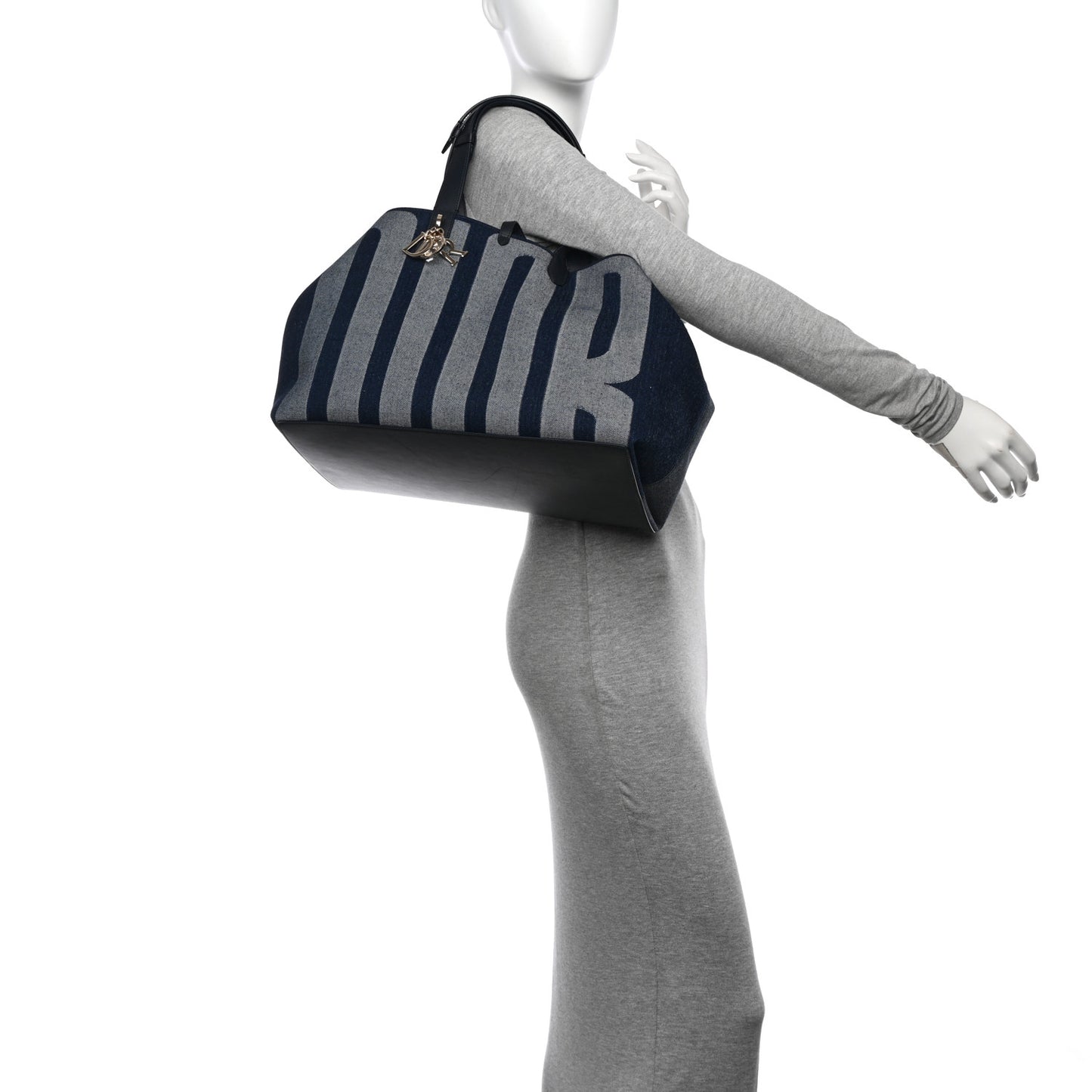 DIOR Denim Graphique Motif Large Toujours Blue