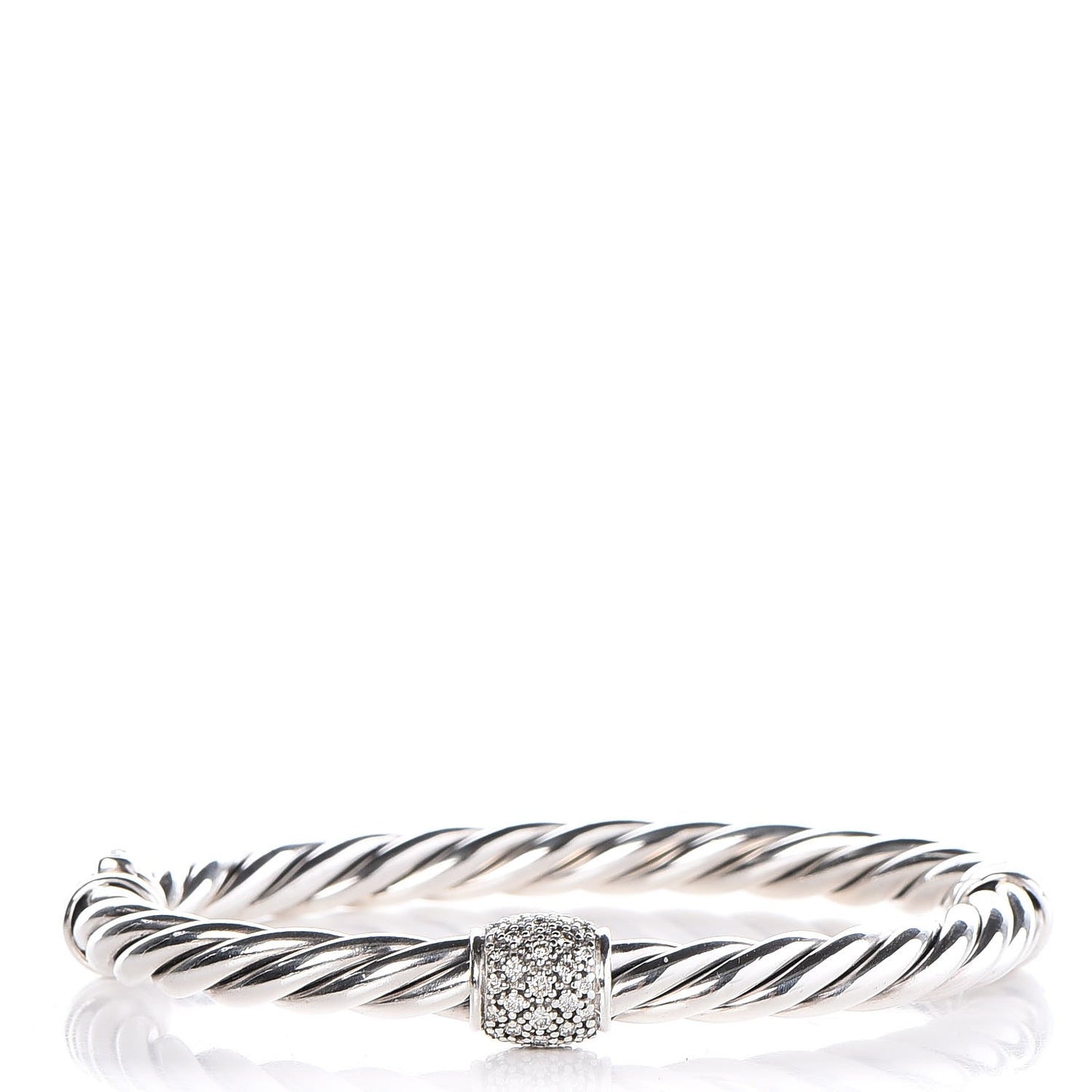 Sterling Silver Diamond 6mm Moonlight Ice Bracelet