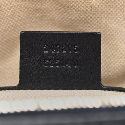 Gucci Monogram Vintage Web Medium Boston Gold Navy 7 of 15