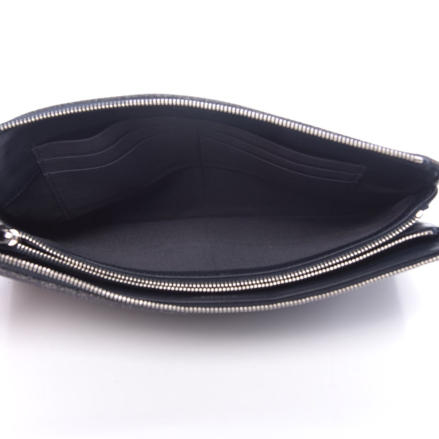 Denim Small Deauville Zipped Pouch Dark Blue