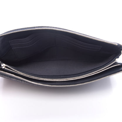 Chanel Denim Small Deauville Zipped Pouch Dark Blue 5 of 11