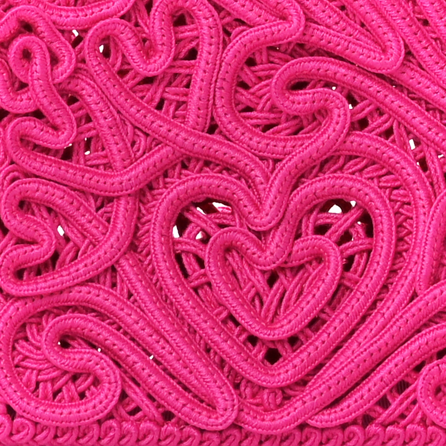 Dolce & Gabbana Cordonetto Lace Shoulder Bag Fuchsia 8 of 12