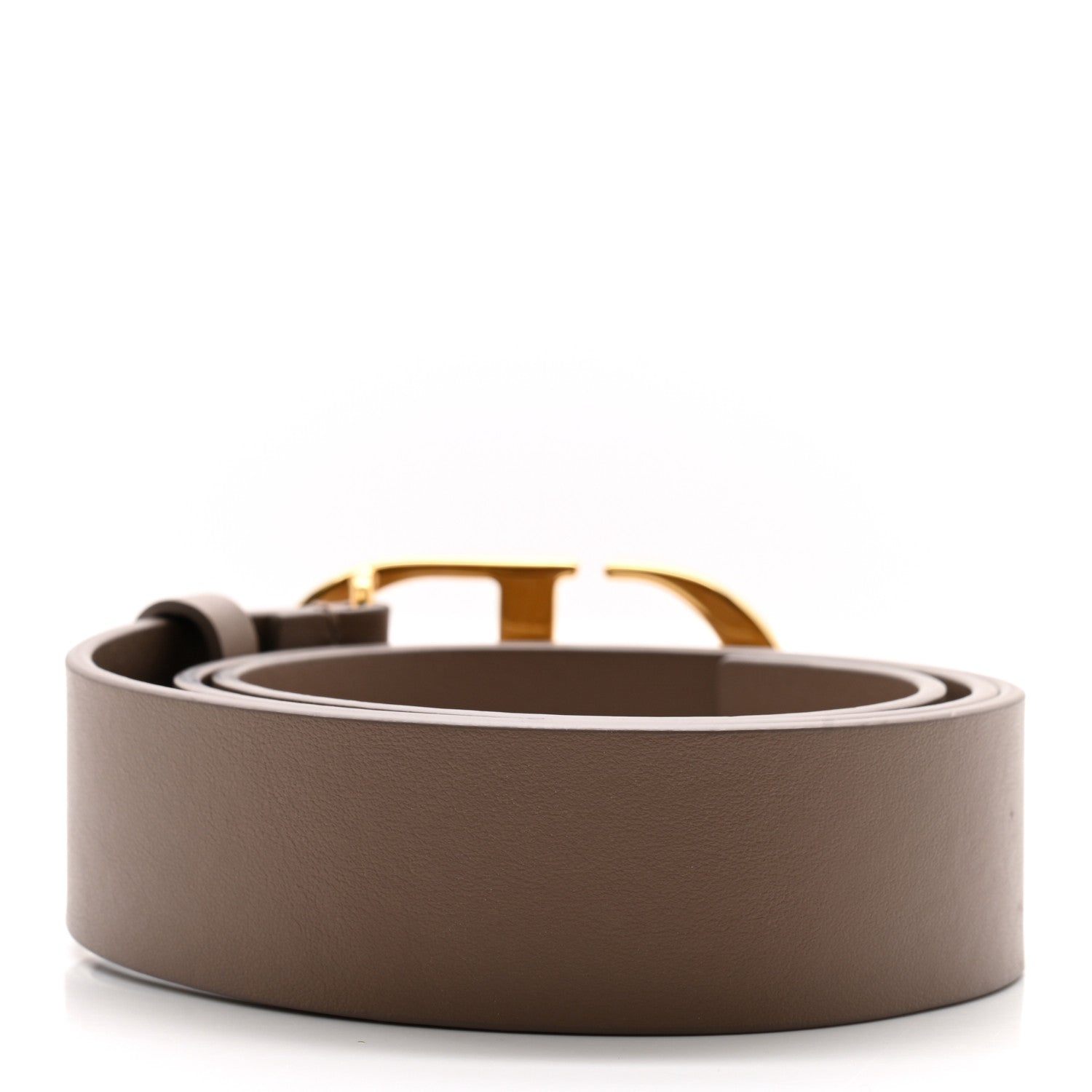 Christian Dior Calfskin 30 Montaigne 35mm Belt 80 Warm Taupe 2 of 7