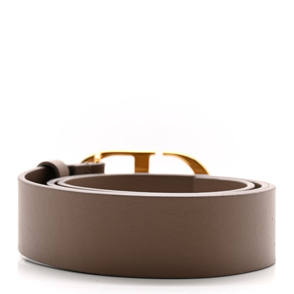 Christian Dior Calfskin 30 Montaigne 35mm Belt 80 Warm Taupe 2 of 7