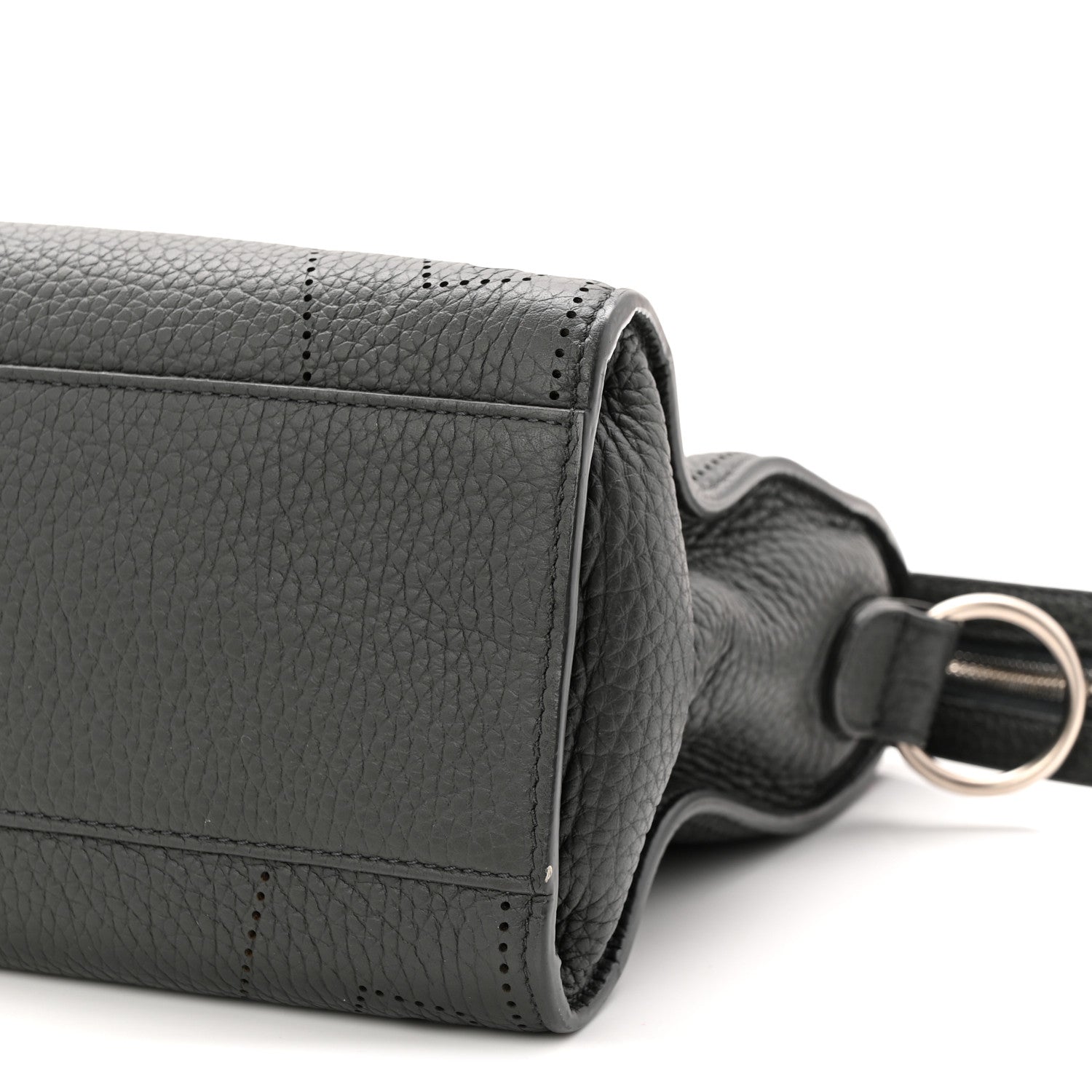 Balenciaga Veau Soyeux Perforated Blackout Hardware S City Gris Fossile 11 of 12