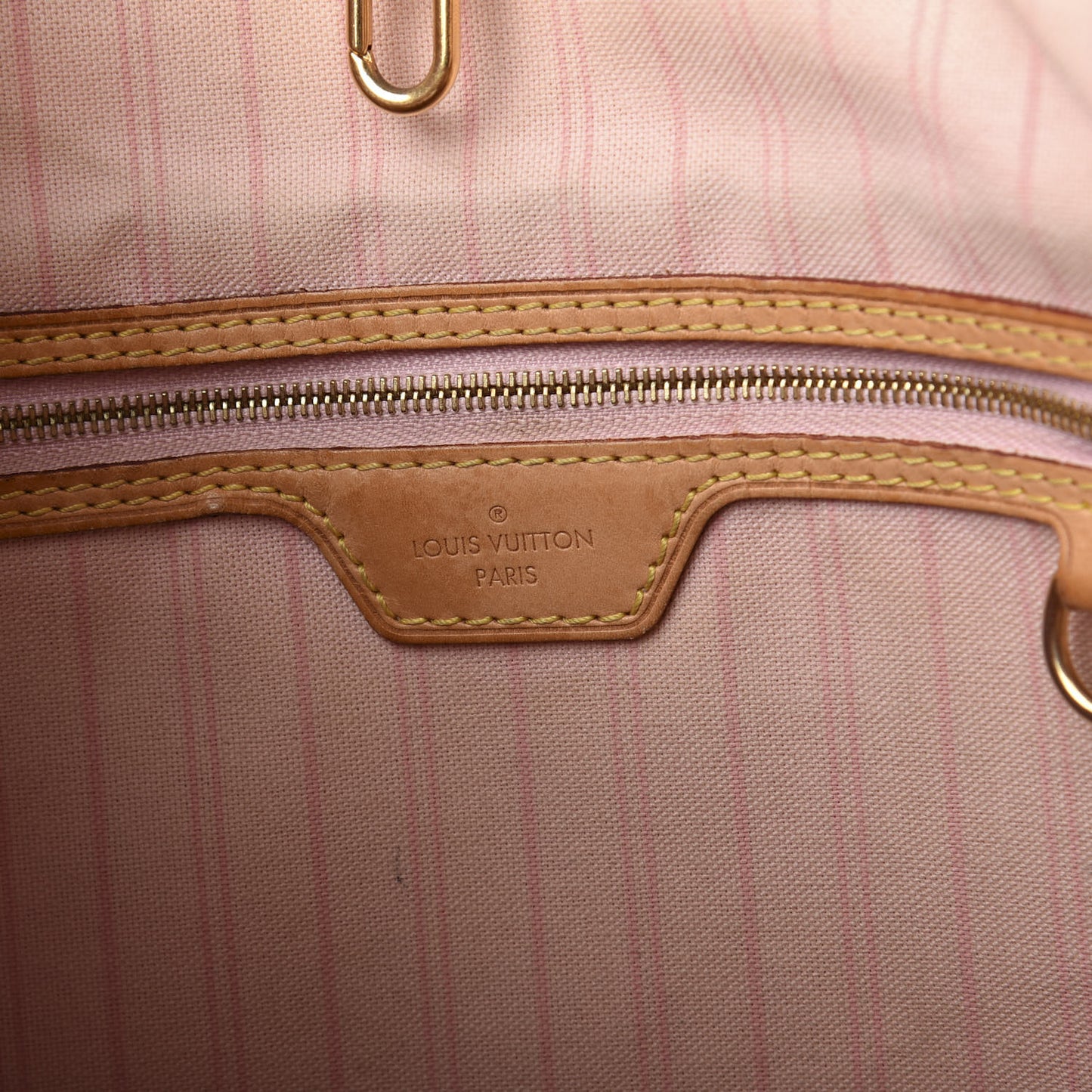 Damier Azur Delightful MM Rose Ballerine