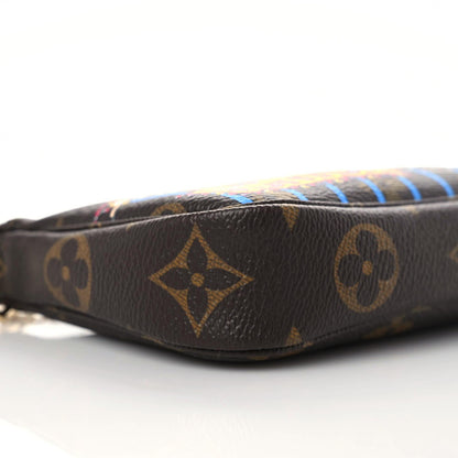 Louis Vuitton Monogram 2020 Christmas Animation Roller Coaster Mini Pochette Accessories Pivoine 5 of 10