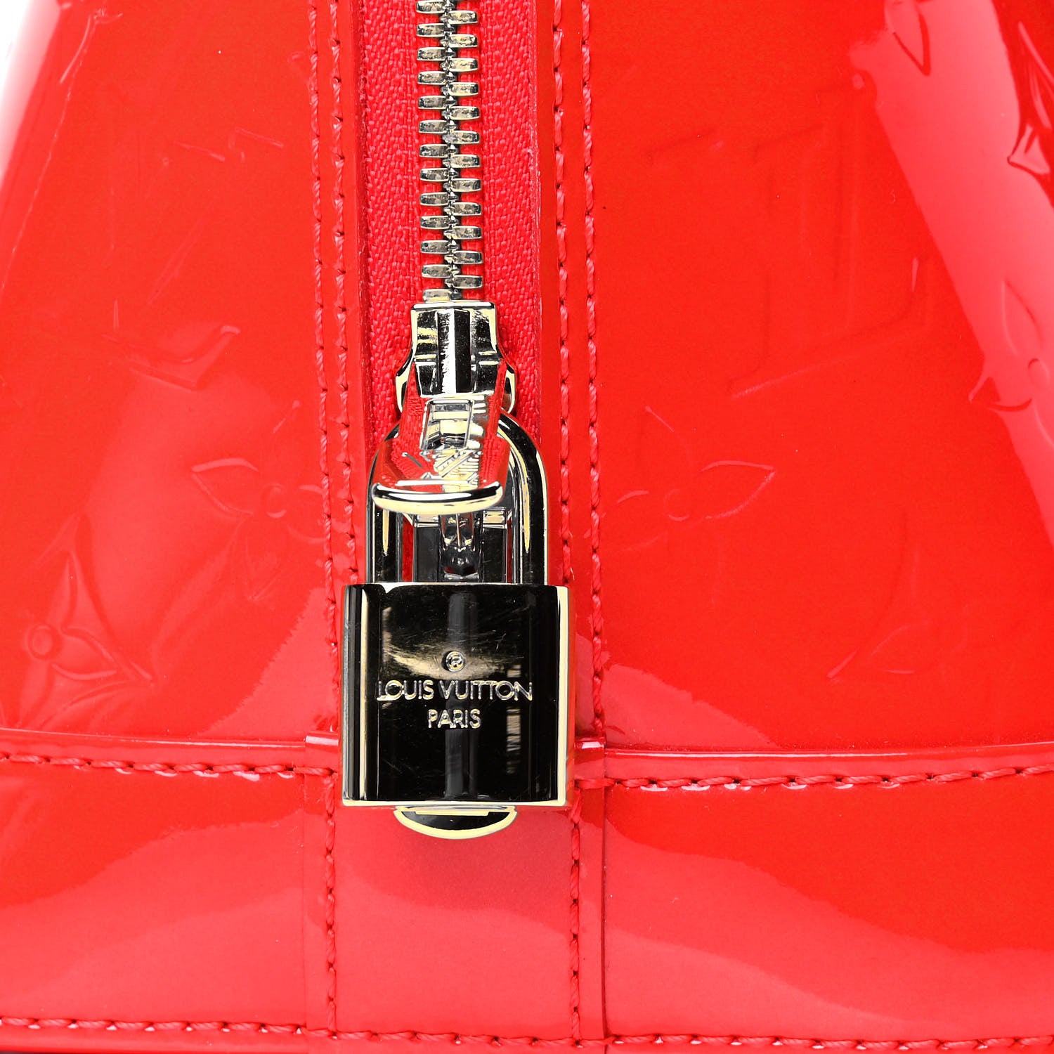Louis Vuitton Vernis Alma PM Rouge Grenadine 6 of 6
