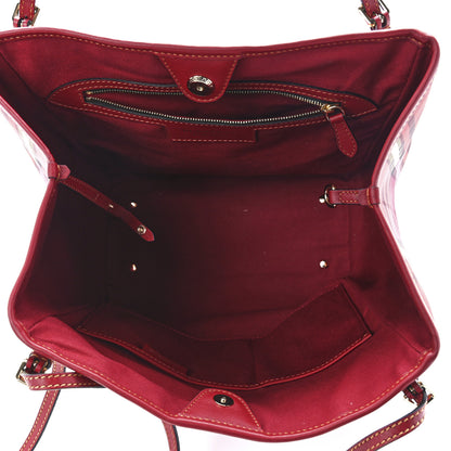 Burberry Horseferry Check Canterbury Tote Red Multicolor 5 of 12