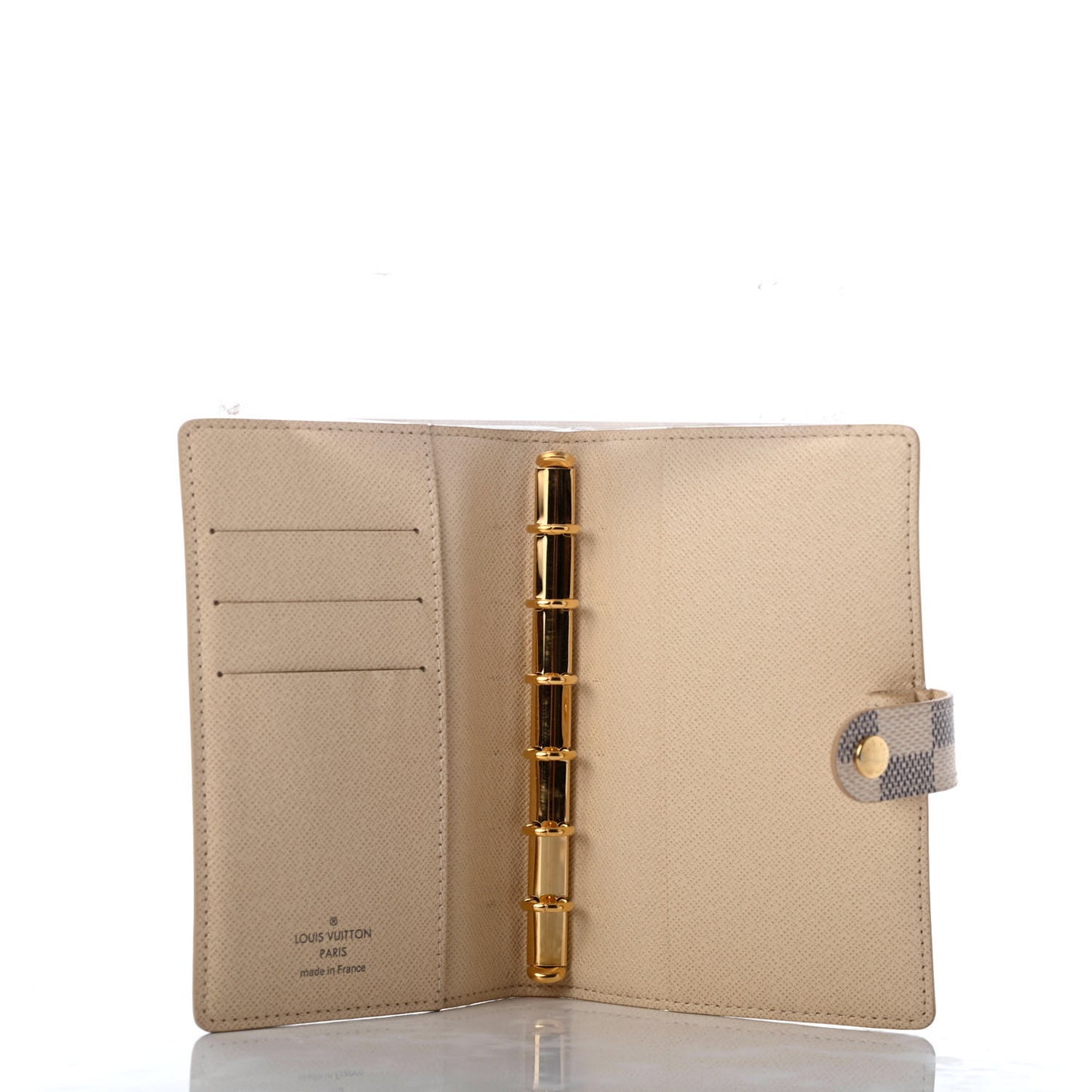 Damier Azur Small Ring Agenda Cover