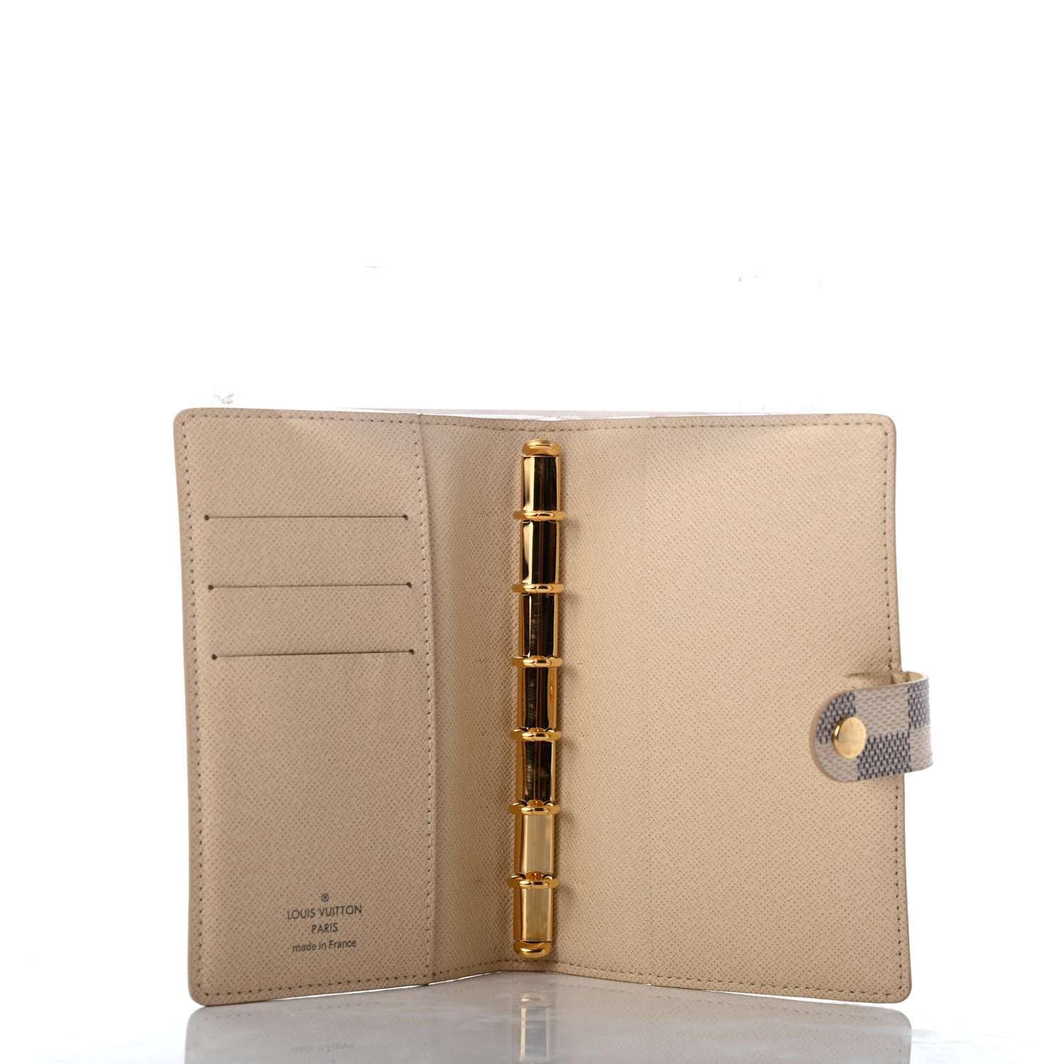 Louis Vuitton Damier Azur Small Ring Agenda Cover 5 of 7