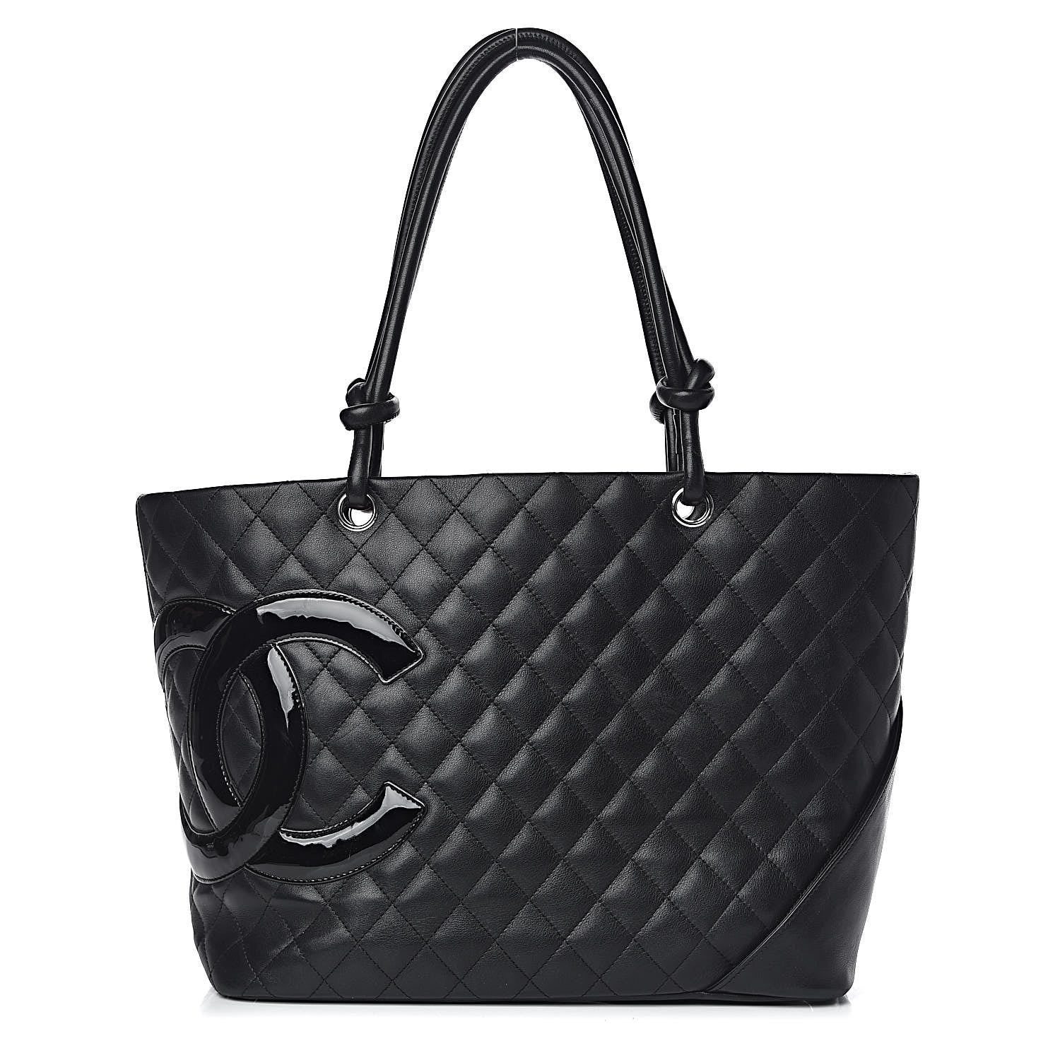 Chanel Calfskin Quilted Large Cambon Tote Black 1 of 16