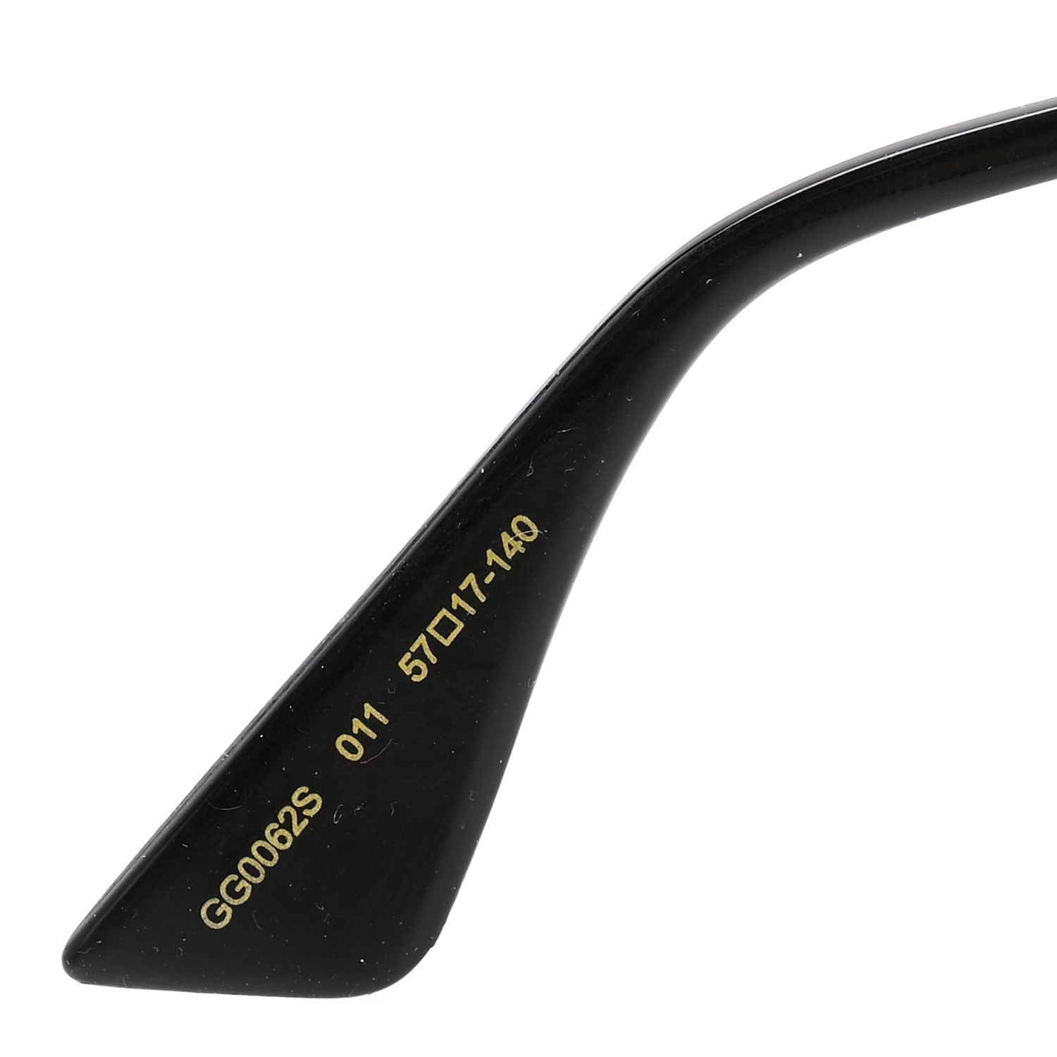Gucci Aviator Sunglasses GG0062S Black Gold 6 of 8