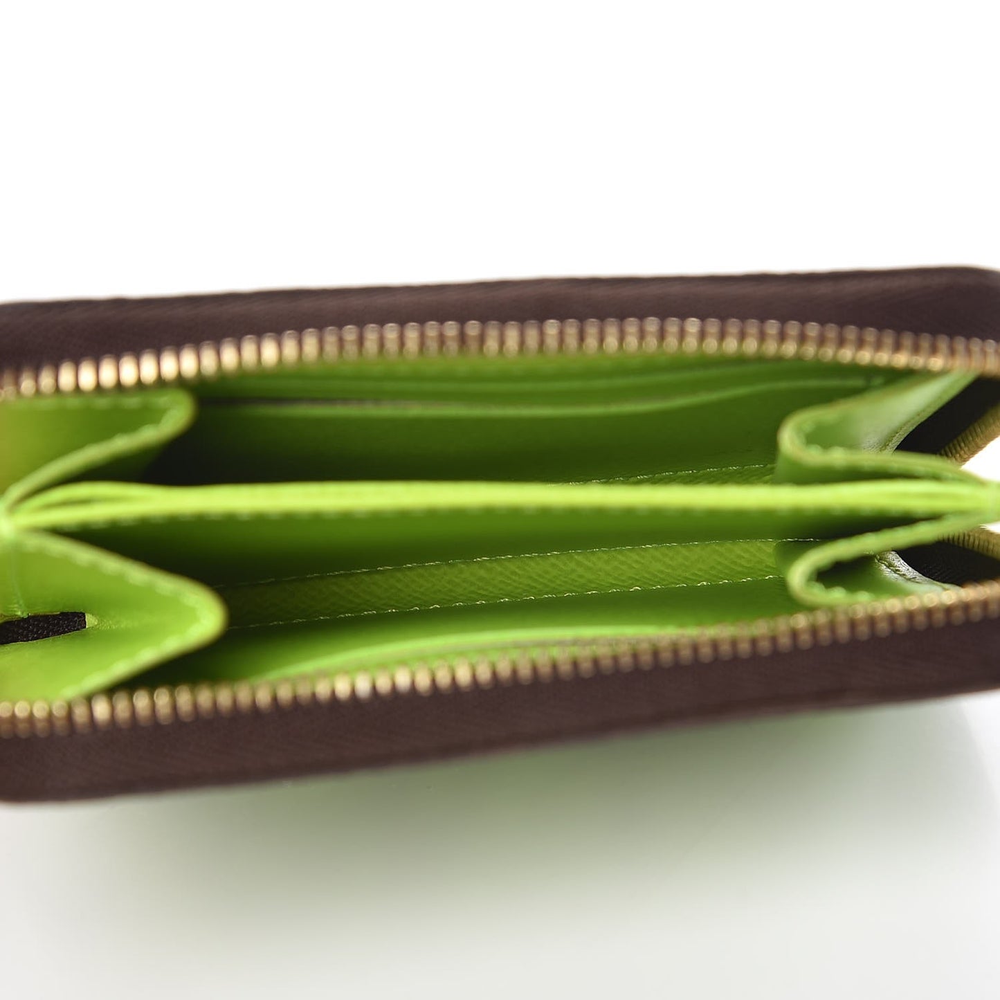Monogram Graffiti Zippy Coin Purse Wallet Green