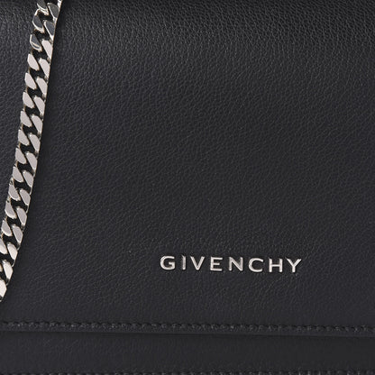 Givenchy Sugar Goatskin Pandora Chain Wallet Black 9 of 11