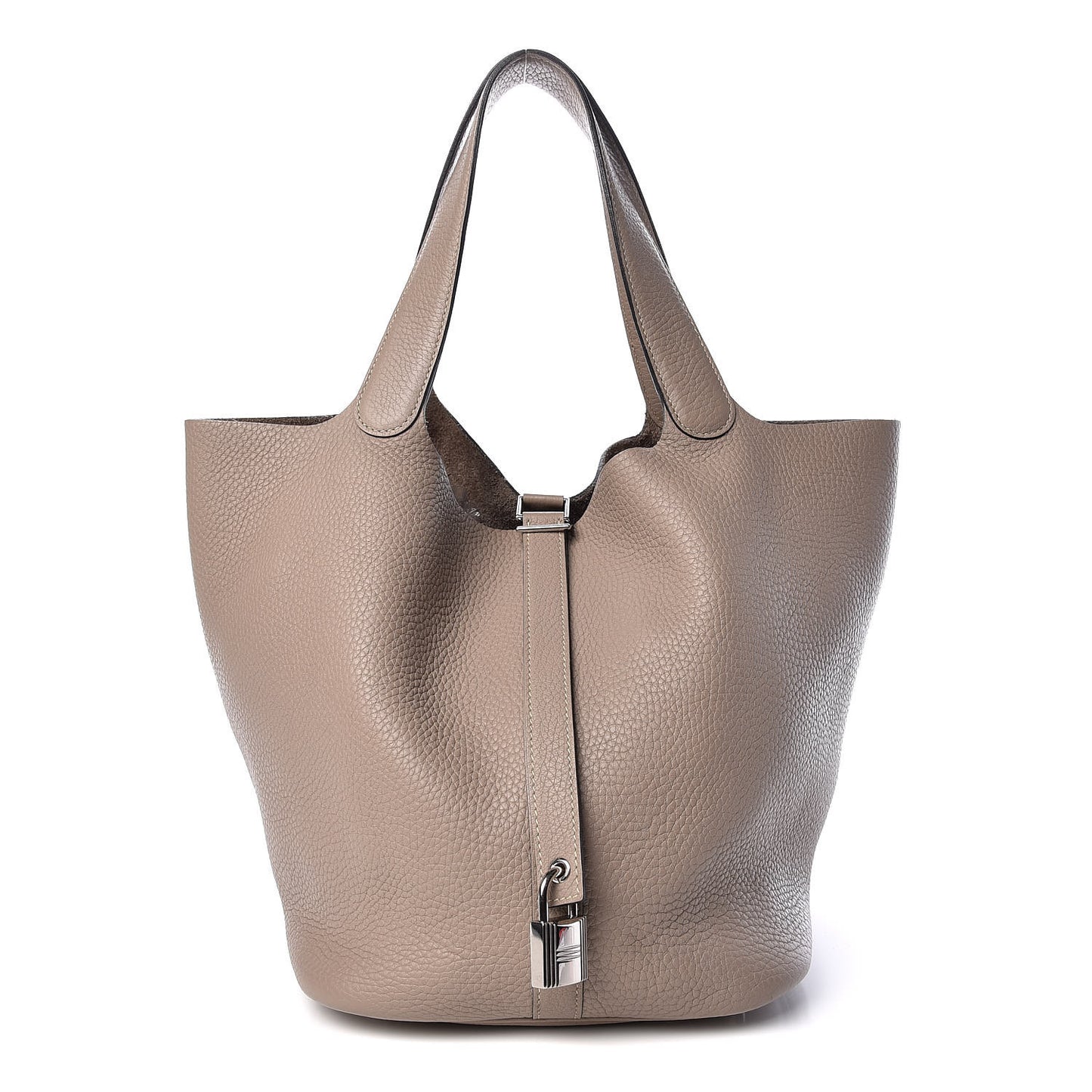 Taurillon Clemence Picotin Lock 26 GM Gris Tourterelle