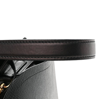 Prada Saffiano Cuir Small Matinee Tote Black 15 of 15