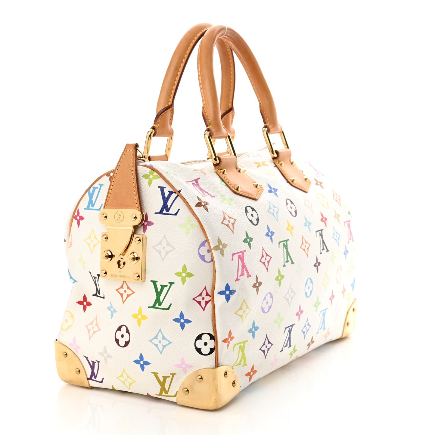 Monogram Multicolor Speedy 30 White