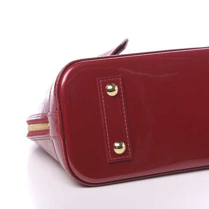 Louis Vuitton Vernis Alma BB Pomme D'Amour 7 of 10