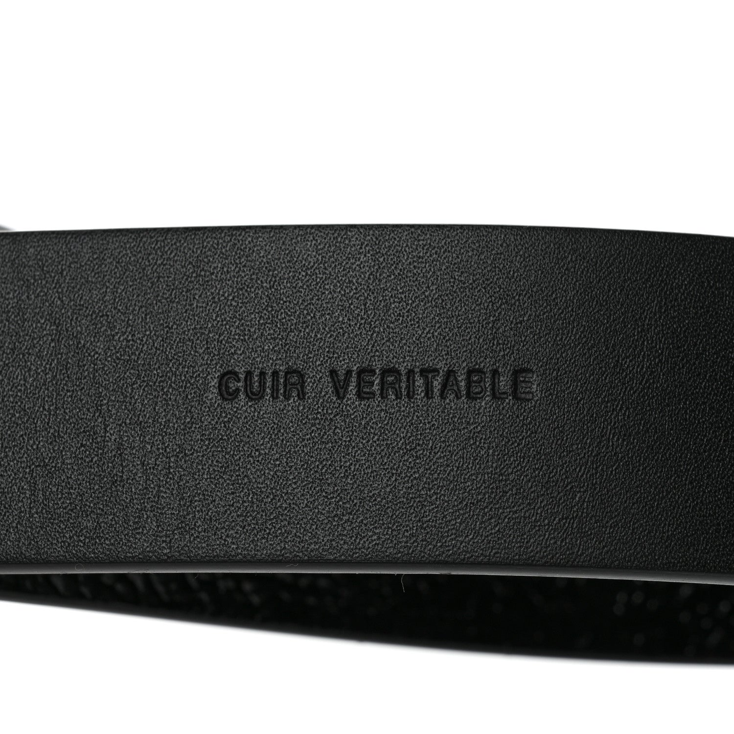 Chanel Glazed Calfskin Metal Twisted CC Belt 95 38 Black 7 of 7