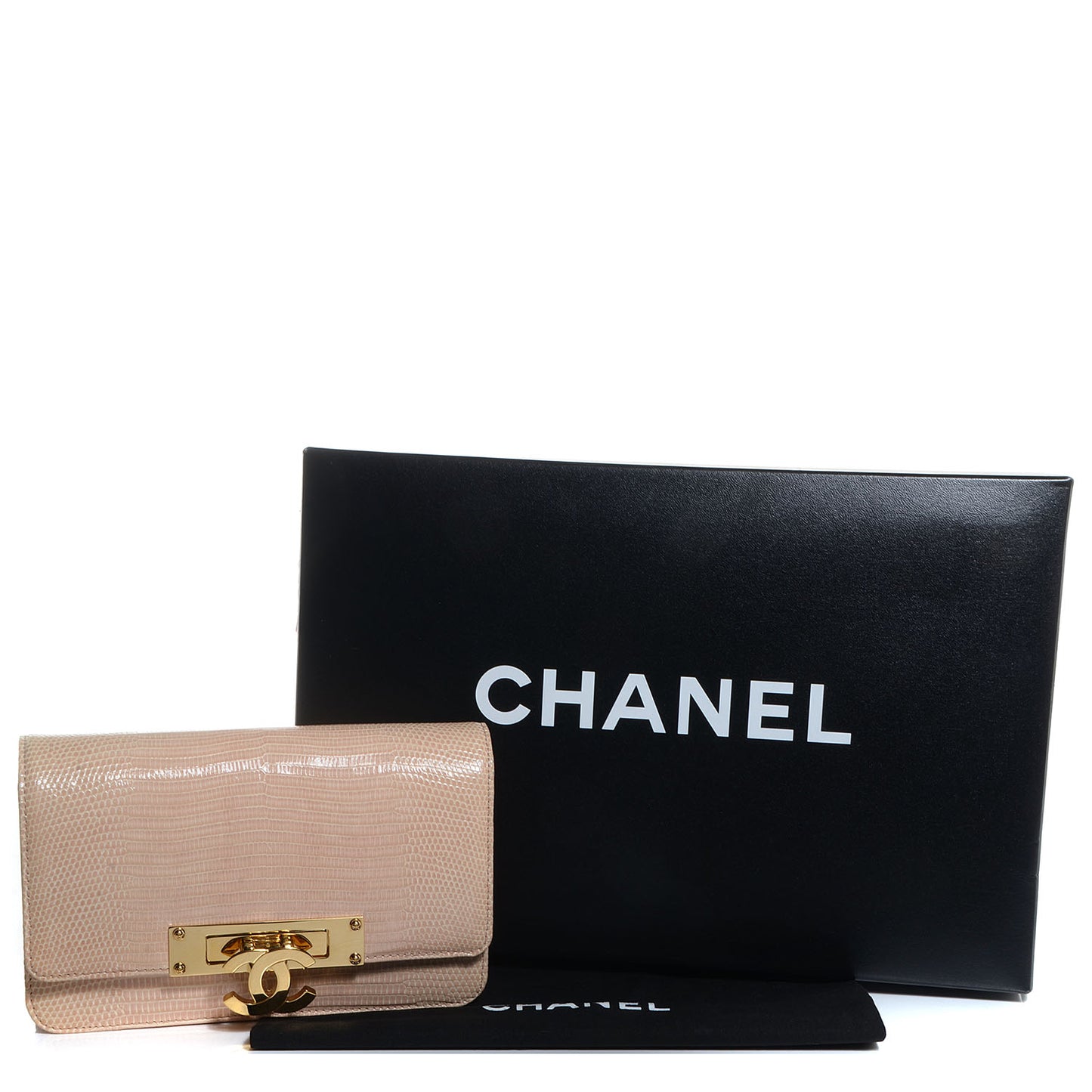 Lizard Golden Class Wallet on Chain WOC Light Pink