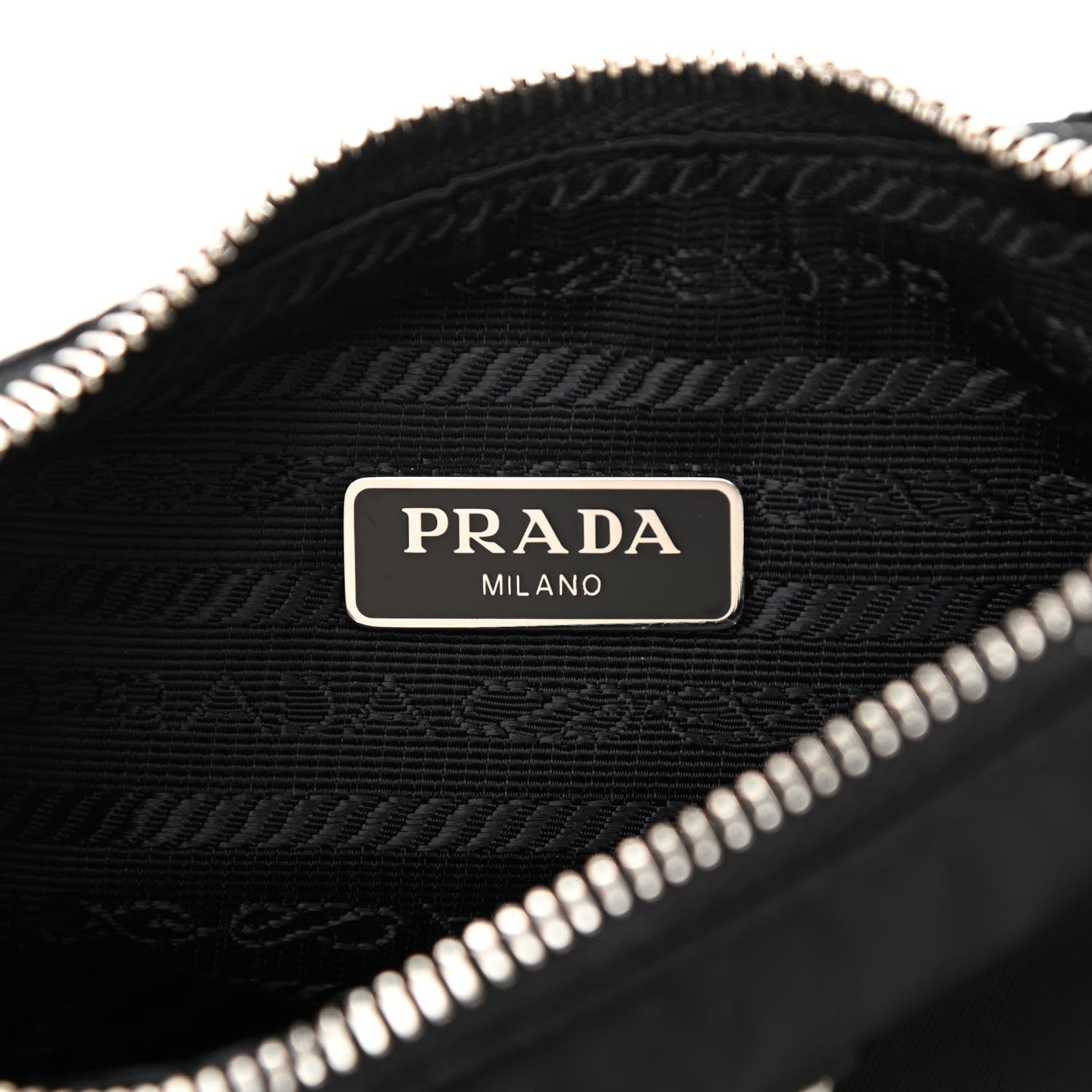 Prada Nylon Re-Edition 2005 Shoulder Bag Black 7 of 10