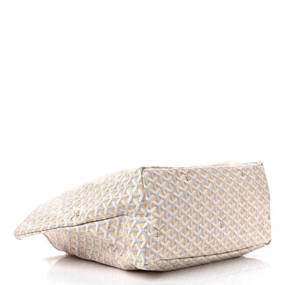 Goyard Goyardine Saint Louis Claire Voie GM White Yellow 5 of 11