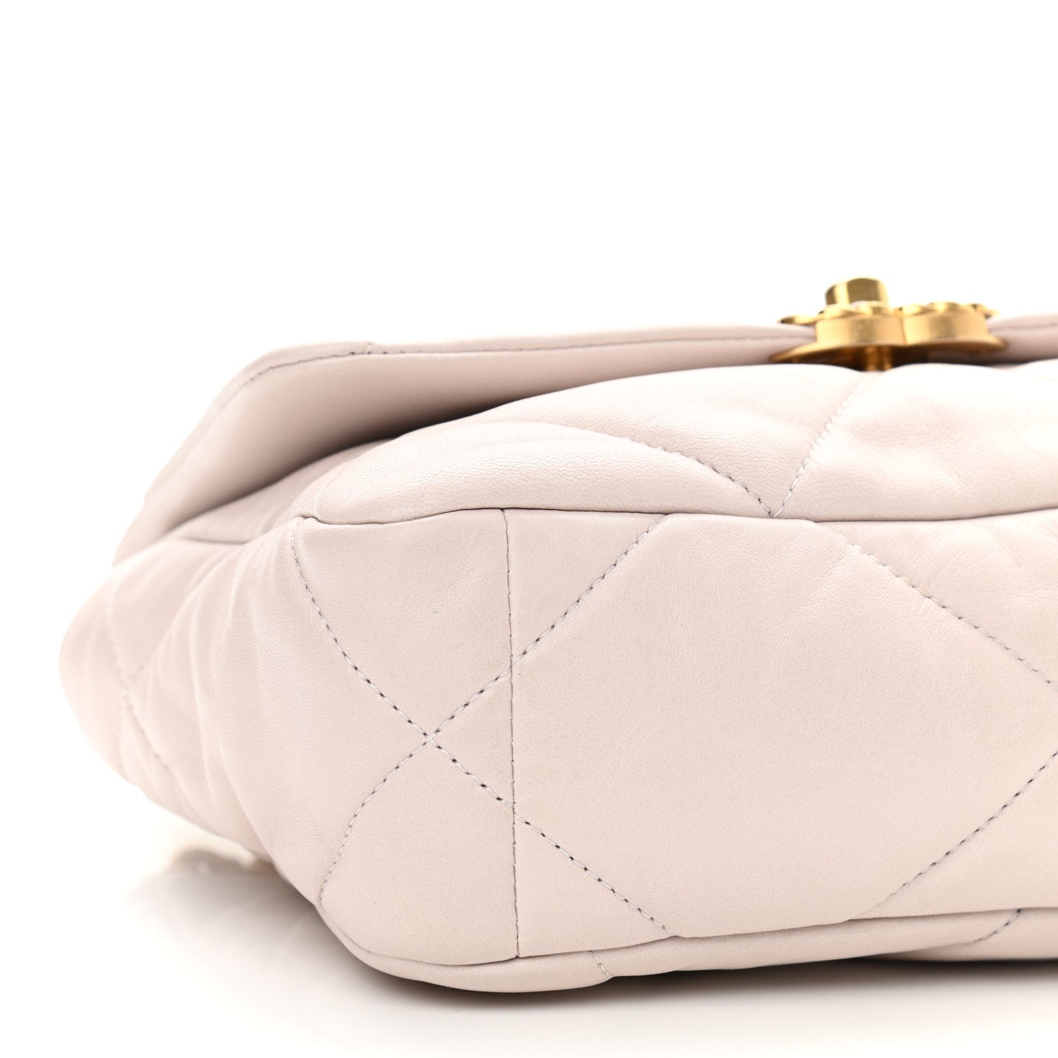Chanel Lambskin Quilted Medium Chanel 19 Flap Light Pink 9 of 11