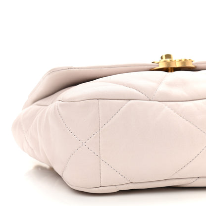 Chanel Lambskin Quilted Medium Chanel 19 Flap Light Pink 9 of 11