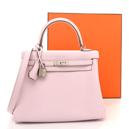Hermes Swift Kelly Retourne 25 Mauve Pale 11 of 11