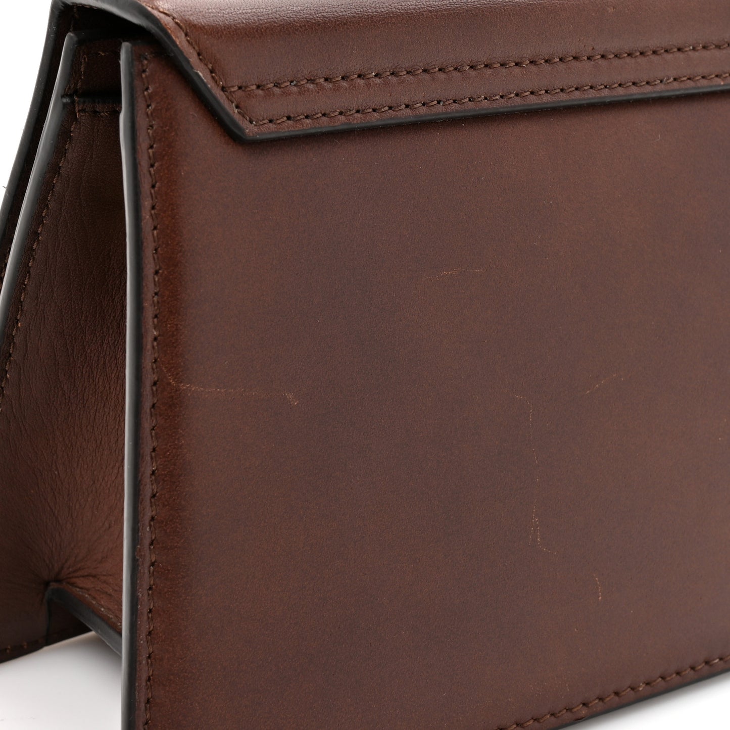 Smooth Calfskin Le Grand Chiquito Dark Brown
