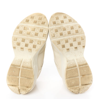 Gucci Calfskin Logo Womens Rhyton Sneakers 38.5 Ivory 6 of 11
