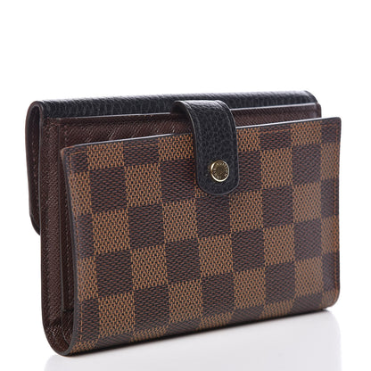 Louis Vuitton Damier Ebene Normandy Compact Wallet Black 3 of 13