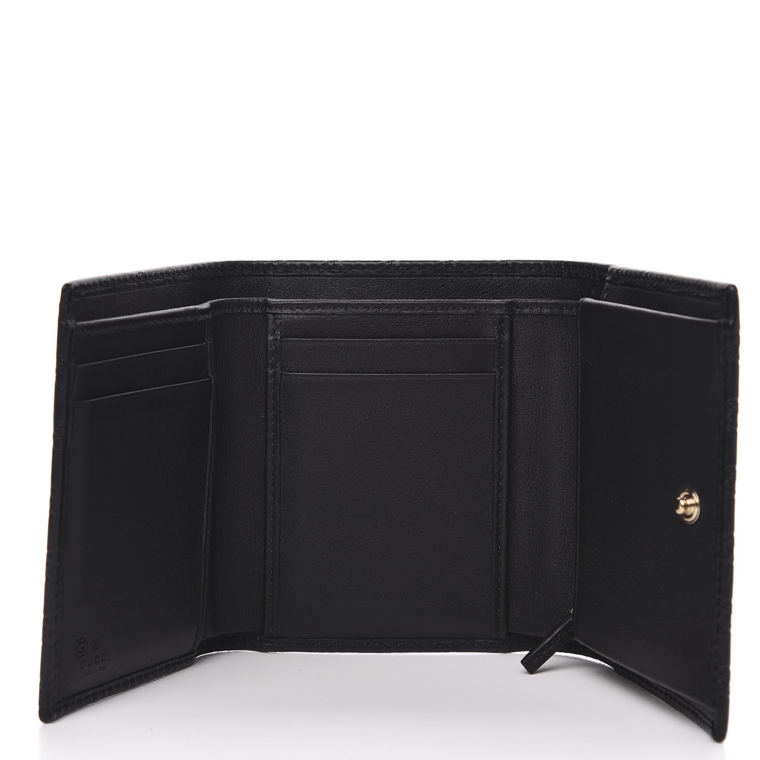 Gucci Microguccissima Flap Wallet Black 5 of 8