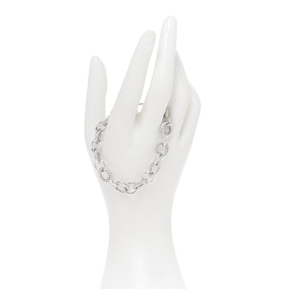 David Yurman Sterling Silver 10mm Medium Oval Link Bracelet 2 of 4