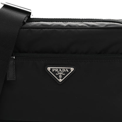 Prada Nylon Vela Messenger Bag Black 8 of 10