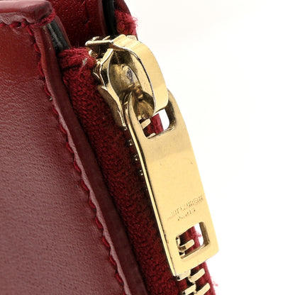 Saint Laurent Calfskin 5 Fragments Zip Pouch Card Holder Opyum Red 8 of 11