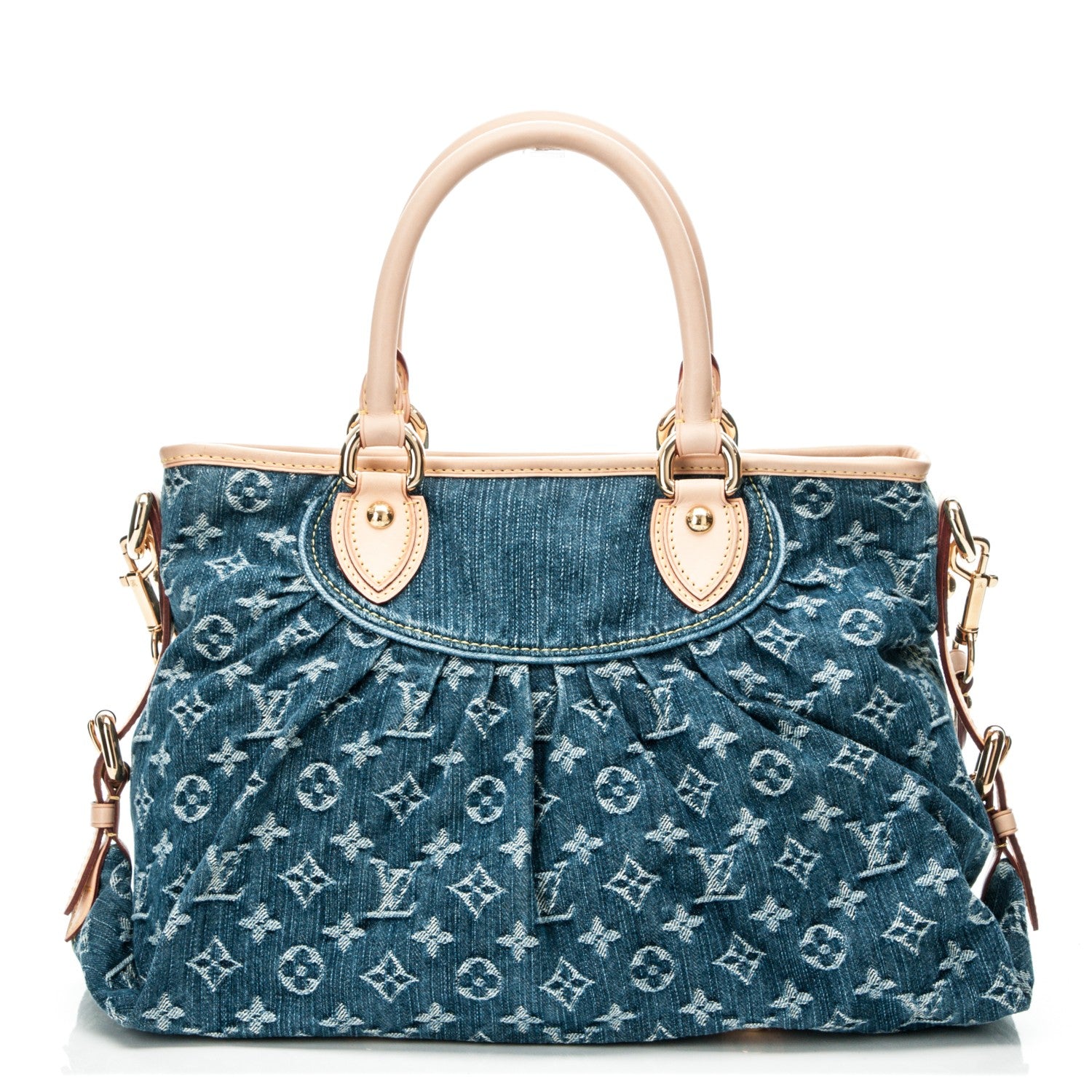 Louis Vuitton Denim Neo Cabby MM Blue 1 of 7