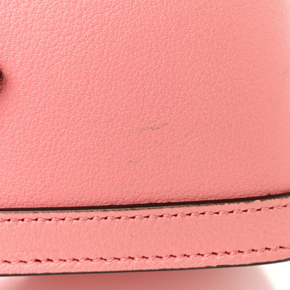 Gucci Wonka Grain Calfskin Mini Diana Tote Bag Wild Rose Fuxia Fluo 13 of 14