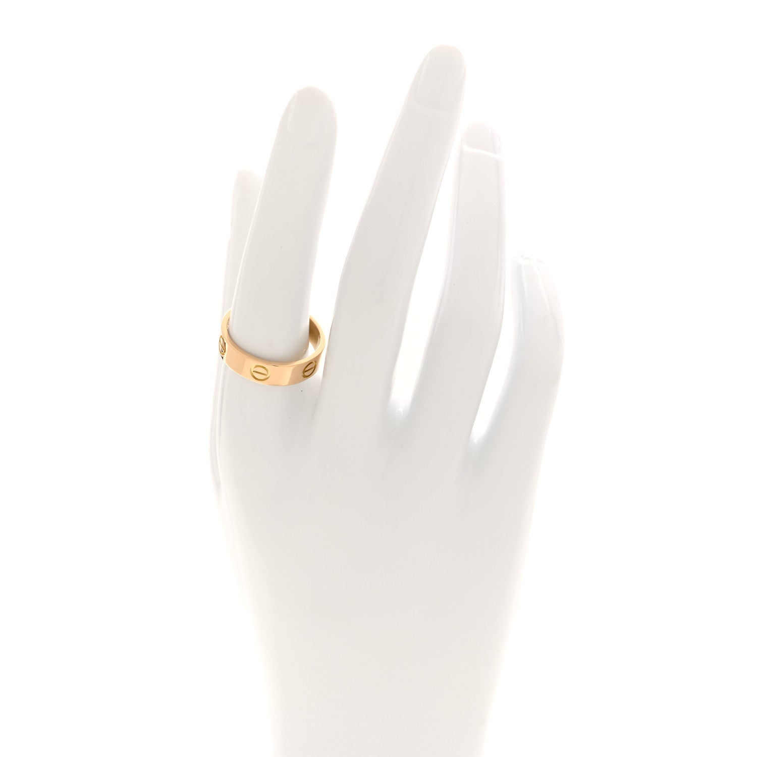 Cartier 18K Yellow Gold 5.5mm LOVE Ring 57 8 2 of 4