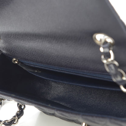 Chanel Caviar Quilted Mini Rectangular Flap Navy 5 of 7
