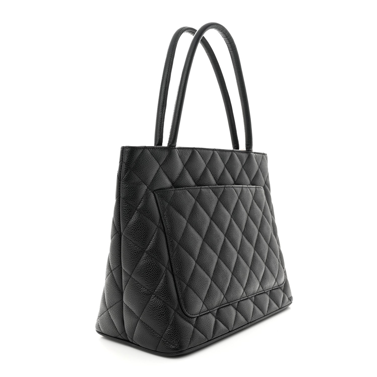 Chanel Caviar Quilted Medallion Tote Black 3 of 13