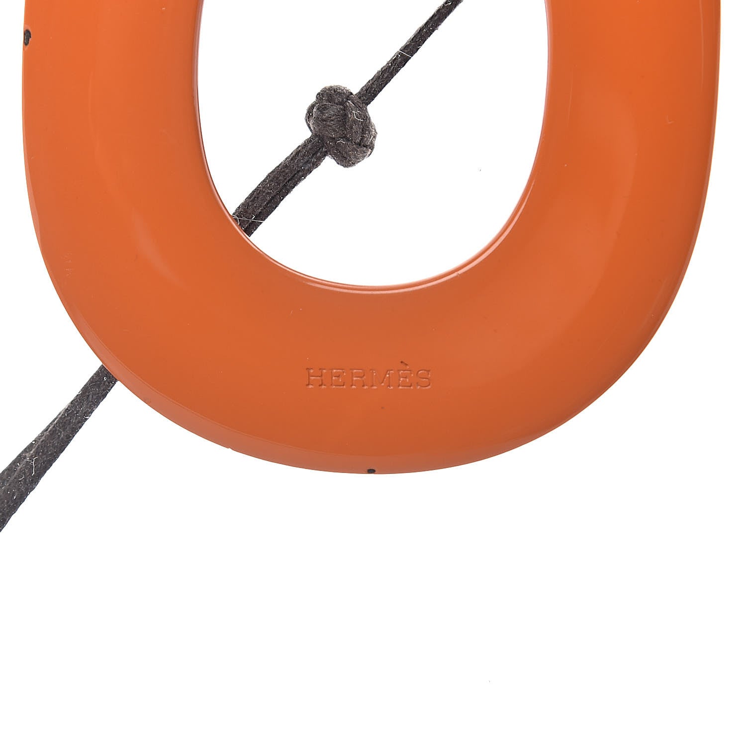 Hermes Lacquered Buffalo Horn Kara Necklace 5 of 6