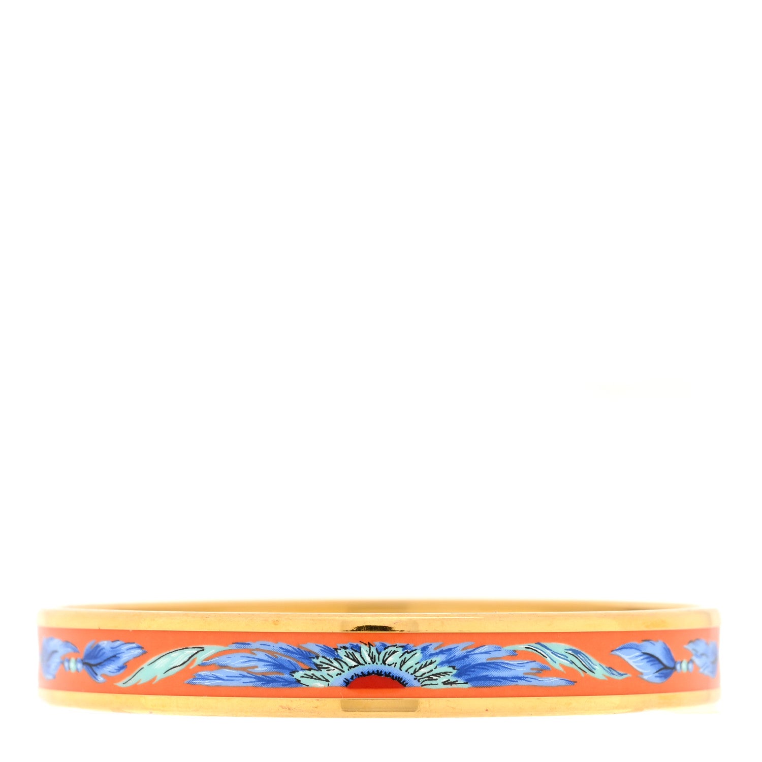 Hermes Enamel Printed Brazil Narrow Bracelet 1 of 4