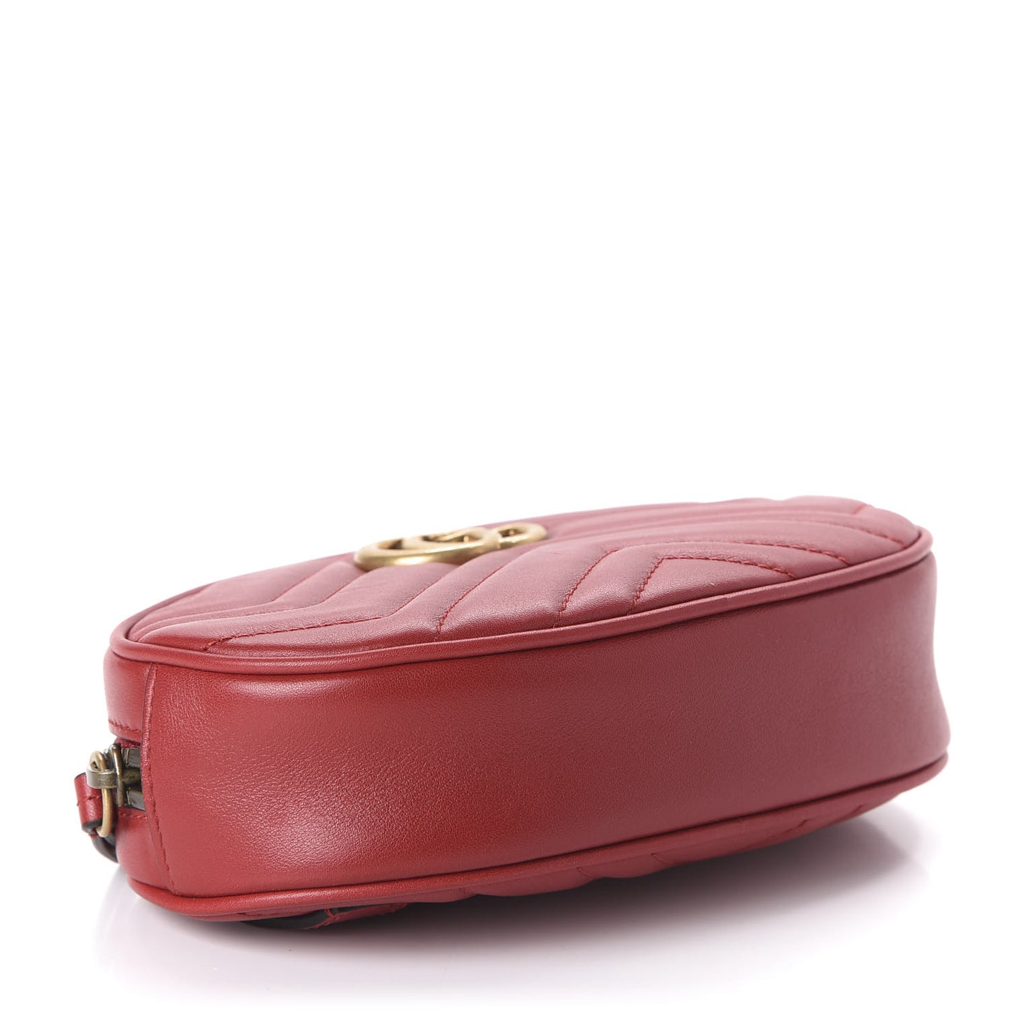 Calfskin Matelasse GG Marmont Belt Bag 75 30 Hibiscus Red