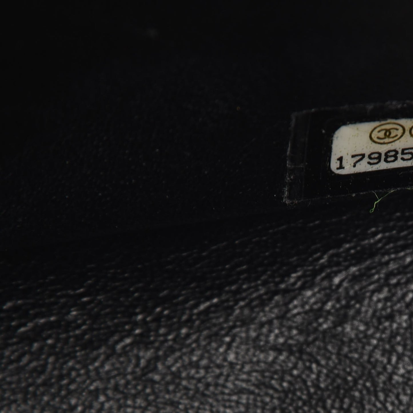 Patent Calfskin Quilted Mini Rectangular Flap Black