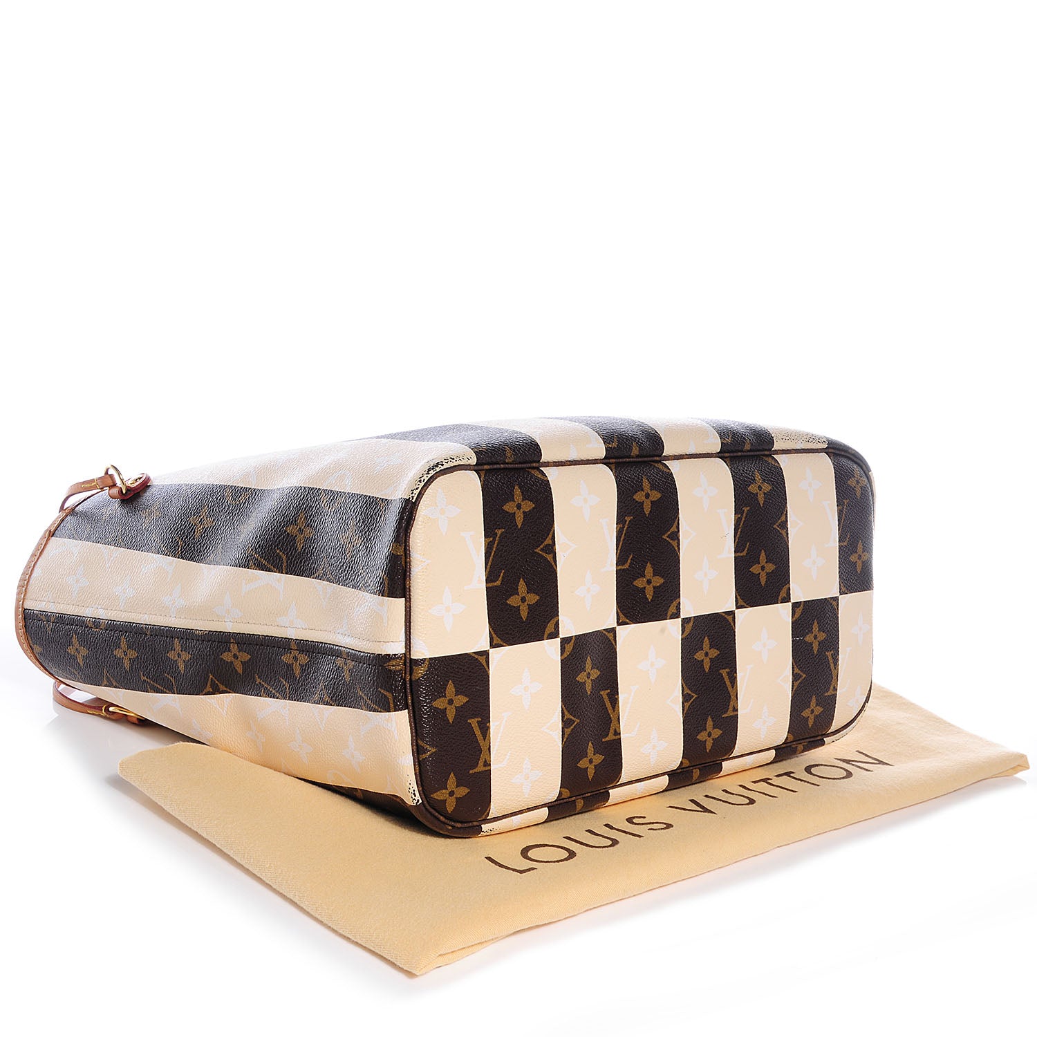 Louis Vuitton Monogram Rayures Neverfull MM 4 of 8